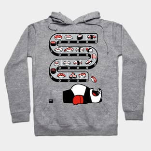 Conveyor Belt Sushi Panda Hoodie